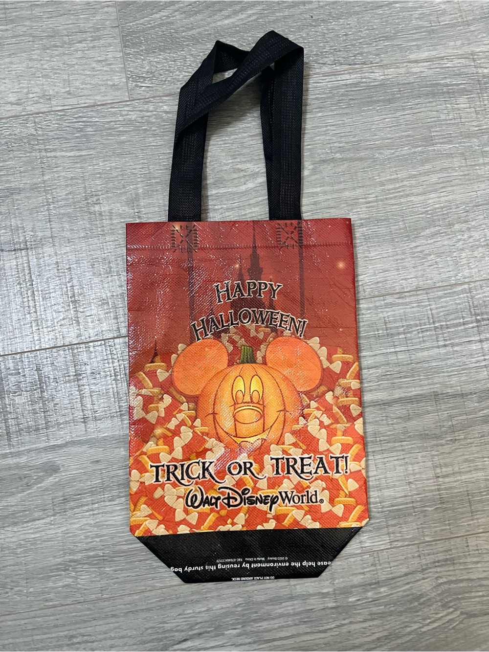 Disney Halloween Trick-or-Treat Tote Bag - Orange and Black